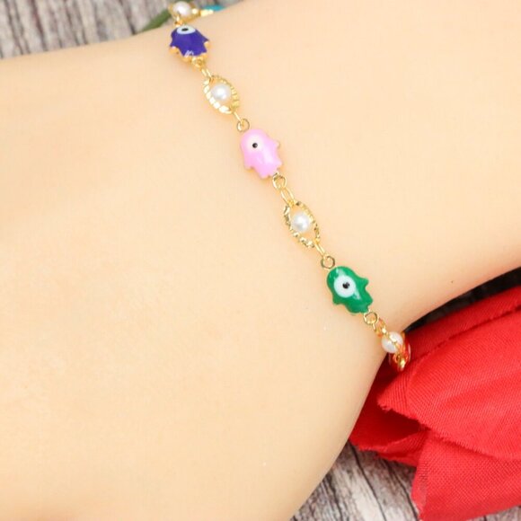 "Trendy Handmade Bracelet – A Stylish Gift for Women & Girls, MAR091491 - Picture 5 of 10